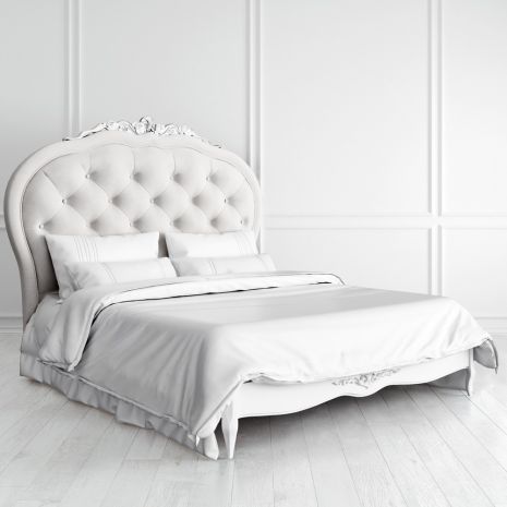 Кровать с мягким изголовьем 160*200 S516D-K00-S-B07 Silvery Rome