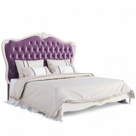 Кровать с мягким изголовьем 180*200 A528-K02-G-B13 Ательер Голд