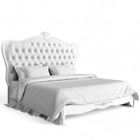 Кровать с мягким изголовьем 180*200 G528-K00-S-B07 Сильвери Роум