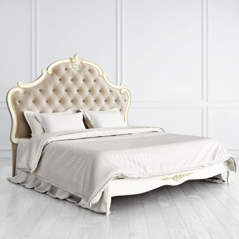 Кровать с мягким изголовьем 180*200 R538-K02-G-B01 Romantic Gold