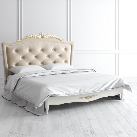Кровать с мягким изголовьем 180*200 R558DY-K02-G-B01 Romantic Gold