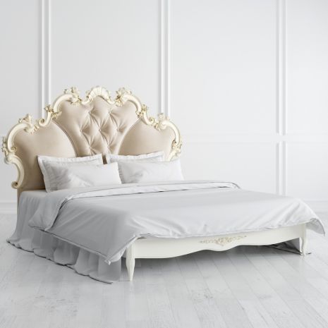 Кровать с мягким изголовьем 180*200 R568-K02-G-B01 Romantic Gold