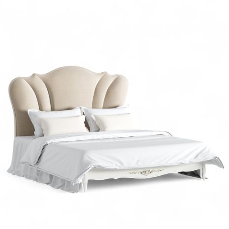 Кровать с мягким изголовьем 180*200 R618-K02-G-B01 Романтик Голд