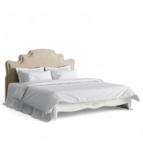 Кровать с мягким изголовьем 180*200 R638-K02-G-B01 Романтик Голд