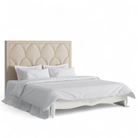 Кровать с мягким изголовьем 180*200 R678-K02-GG-B01 Романтик Голд