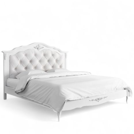 Кровать с мягким изголовьем 180*200 S318-K00-S-B07 Сильвери Роум