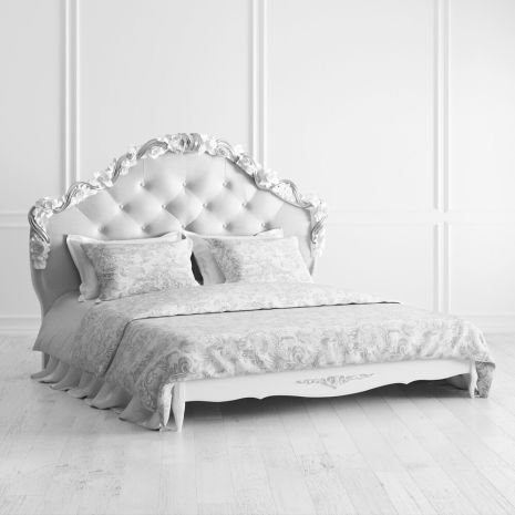 Кровать с мягким изголовьем 180*200 S418-K00-S-B07 Silvery Rome