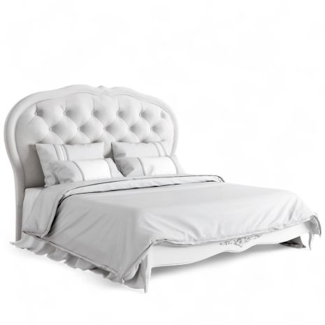 Кровать с мягким изголовьем 180*200 S518-K00-S-B07 Сильвери Роум