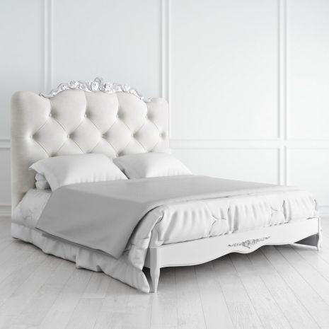 Кровать с мягким изголовьем 180*200 S718D-K00-S-B07 Silvery Rome