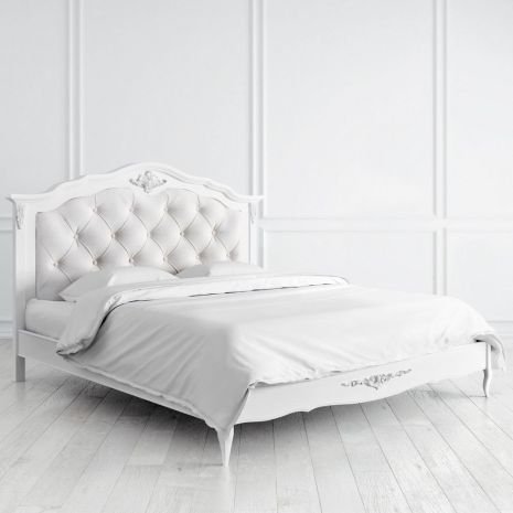 Кровать с мягким изголовьем 180х200 Silvery Rome S318-K00-S-B07