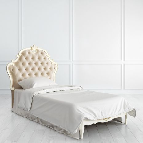 Кровать с мягким изголовьем 90*190 R539-K02-G-B01 Romantic Gold