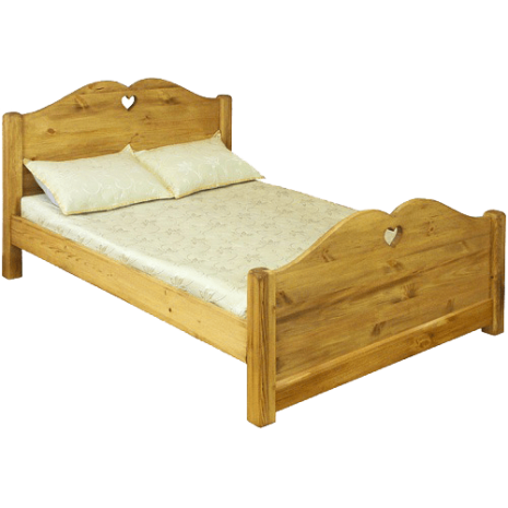 Кровать с сердцем двуспальная LIT COEUR 200х200