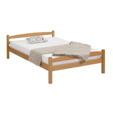 Кровать Самет 140х200 бейц