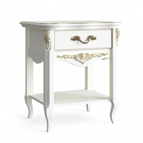 Прикроватная тумба 1 ящик APg149-K02-G Ательер Голд