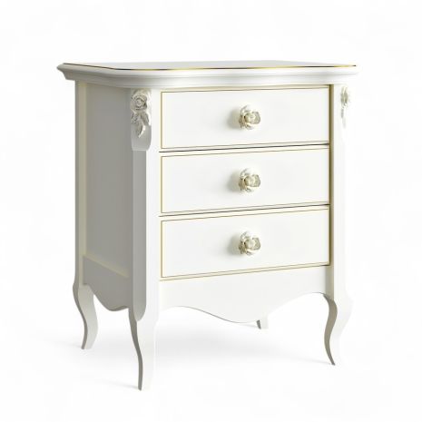 Прикроватная тумба 3 ящика G117-K02-G Голден Роуз