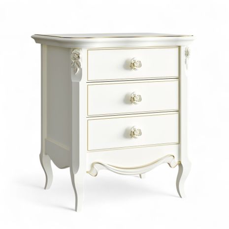 Прикроватная тумба 3 ящика GL117-K02-G Лейди Роуз