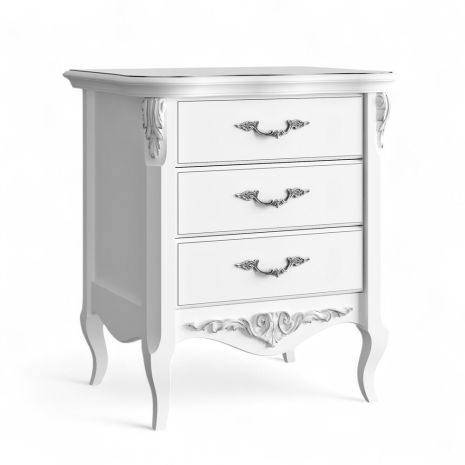 Прикроватная тумба 3 ящика S117-K00-S Сильвери Роум