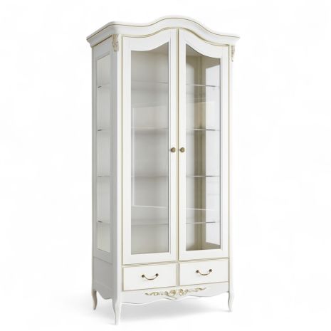 Сервант стеклянный R181g Романтик Голд