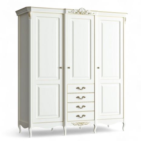 Шкаф 3 двери APg623E-K02-G Ательер Голд