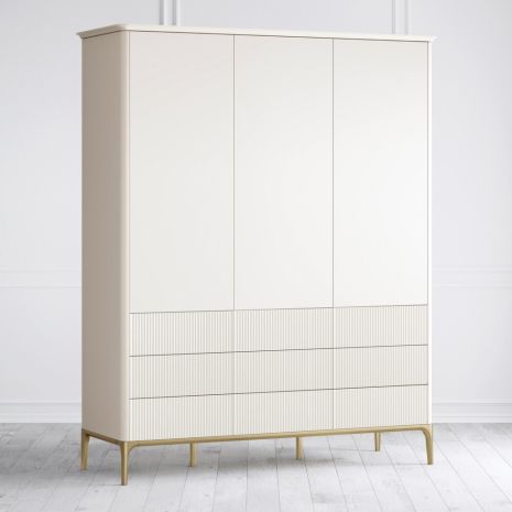 Шкаф 3 двери Pr060C1T-gold Primo gold