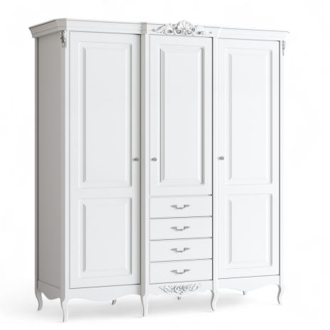 Шкаф 3 двери S623E-K00-S Сильвери Роум