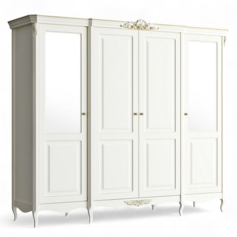 Шкаф 4 двери APg624Z-K02-G Ательер Голд