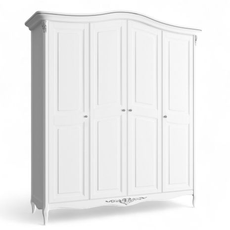 Шкаф 4 двери S124-K00-S Сильвери Роум