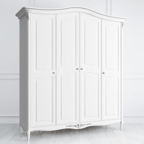 Шкаф 4 двери S124-K00-S Silvery Rome