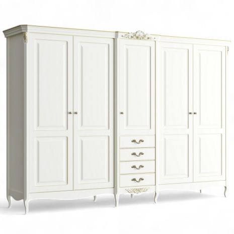 Шкаф 5 дверей APg625E-K02-G Ательер Голд