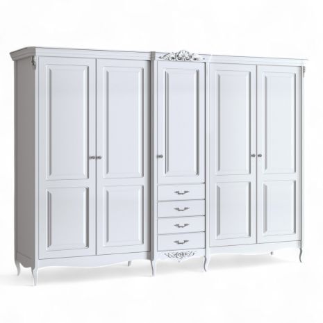 Шкаф 5 дверей S625E-K00-S Сильвери Роум