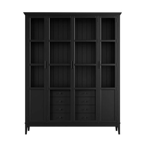 Шкаф для книг Квадро-С 422С/04 (Блэк 9)