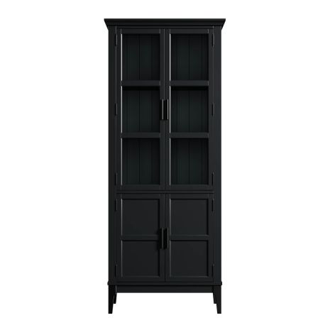 Шкаф для посуды Квадро-С 22GT-185 (Блэк 9)