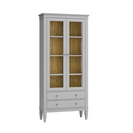 Шкаф для посуды Ольса-С 202 белый лак