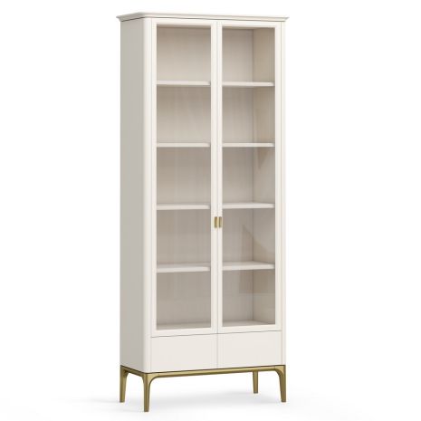Шкаф книжный 2 ящика Альтэ Pr112B-gold ПРИМО Голд