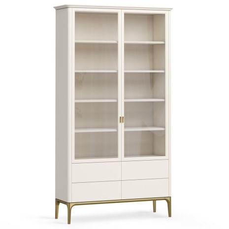 Шкаф книжный 4 ящика Альтэ Pr122C-gold ПРИМО Голд