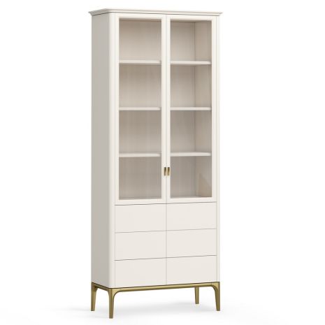 Шкаф книжный 6 ящиков Альтэ Pr112D-gold ПРИМО Голд