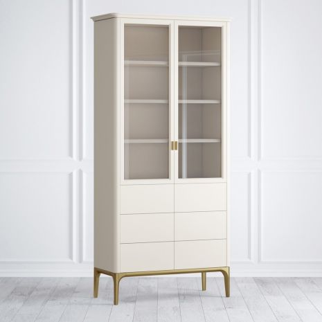 Шкаф книжный 6 ящиков Pr082D-gold Primo gold