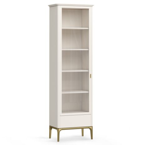 Шкаф книжный малый 1 ящик L Альтэ Pr129LB-gold ПРИМО Голд