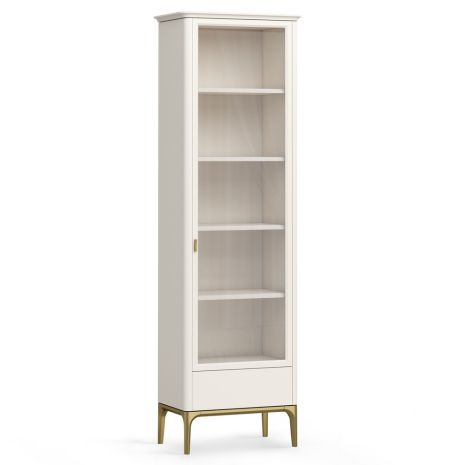 Шкаф книжный малый 1 ящик R Альтэ Pr129RB-gold ПРИМО Голд