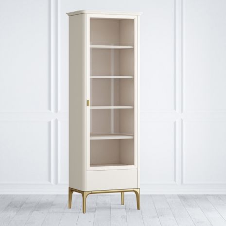 Шкаф книжный малый 1 ящик R Pr029RB-gold Primo gold