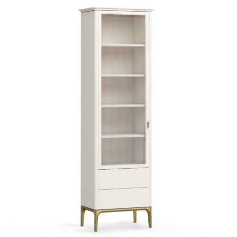 Шкаф книжный малый 2 ящика L Альтэ Pr129LC-gold ПРИМО Голд