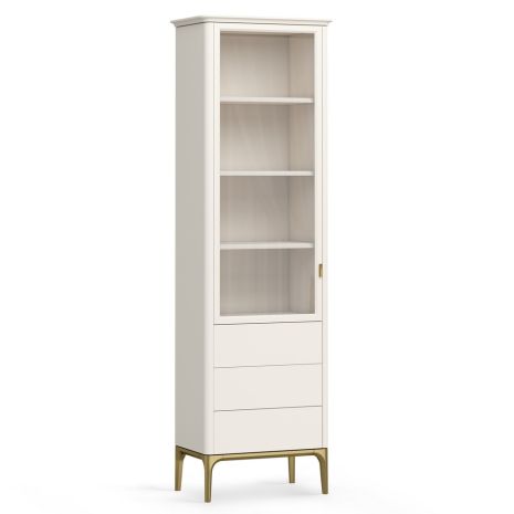 Шкаф книжный малый 3 ящика L Альтэ Pr129LD-gold ПРИМО Голд