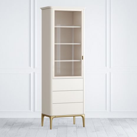 Шкаф книжный малый 3 ящика L Pr029LD-gold Primo gold