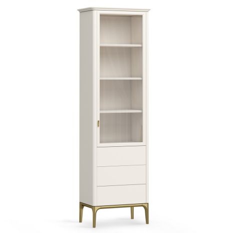 Шкаф книжный малый 3 ящика R Альтэ Pr129RD-gold ПРИМО Голд