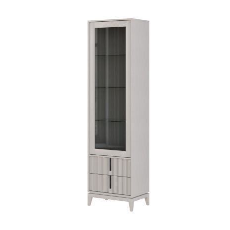 Шкаф с витриной B2D1 (1 дв.) Алекс ВМФ-2408