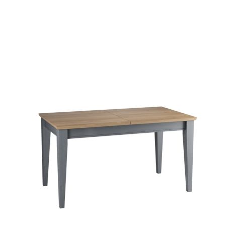 Стол обеденный Форест/Сканди 160х80 со вставкой серый 7046/антик