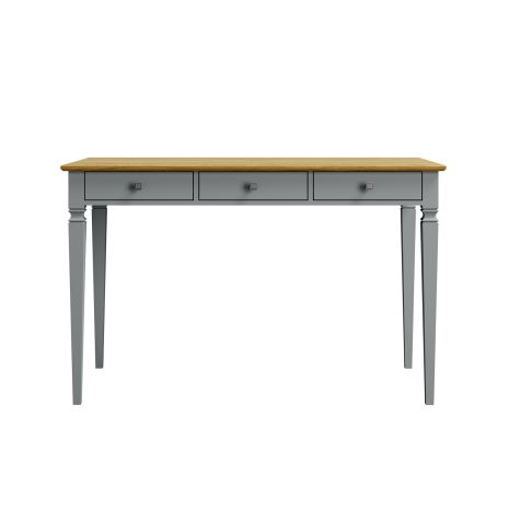 Стол письменный Ольса-С 003 серый 7042 / антик 24