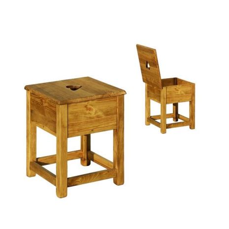 Табурет с ящиком и сердцем TABCOFFRE