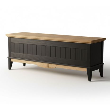 Тумба (сундук) V2 Пенни блэк/антик 24