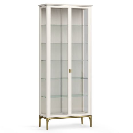 Витрина стеклянная большая Альтэ Pr100AP-gold ПРИМО Голд
